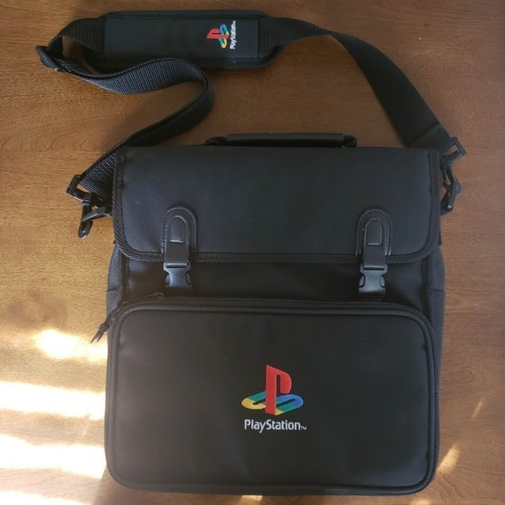 Vintage Playstation Travel Console Carrier Bag